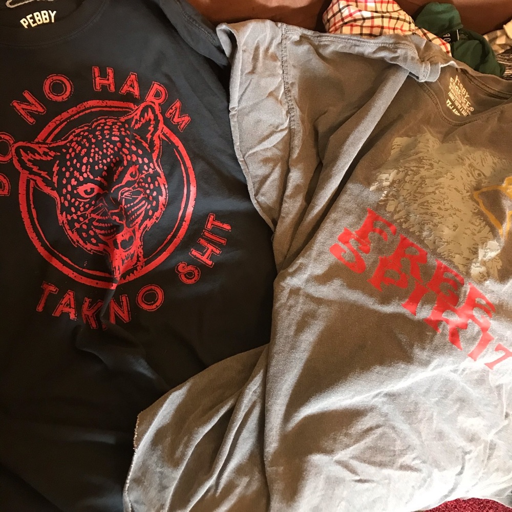 Bundled pebby tees